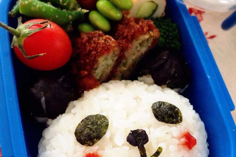 初心者でも簡単 パンダキャラ弁 レシピ 作り方 By アロハ55 クックパッド