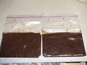 お豆腐入り簡単チョコシート♪