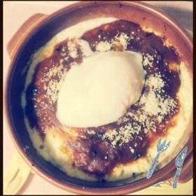 豆腐のミートソースドリア