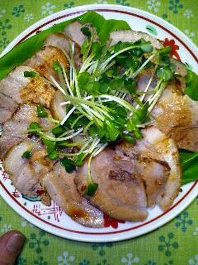 手間いらずの♪圧力鍋でつくる焼き豚風煮豚
