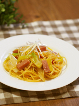 ✿ごま油香る~♬焼豚の和風パスタ✿