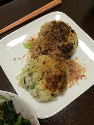 高野豆腐とおからのハンバーグの写真