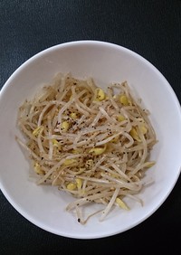 粗挽きコショー＆塩♬豆モヤシナムル