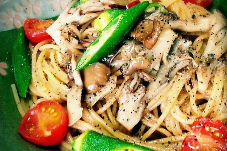 痩せるぞ 舞茸とオクラの低カロリーパスタ レシピ 作り方 By シャア専用料理長 クックパッド 簡単おいしいみんなのレシピが352万品