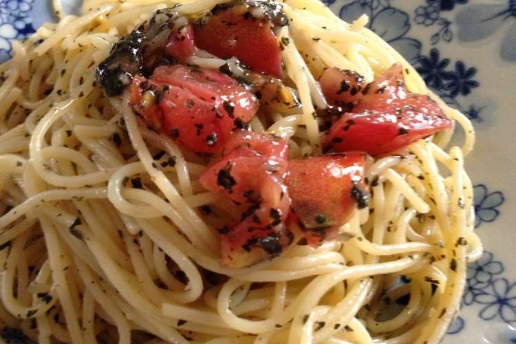 乾燥バジルと普通のトマトで美味しいパスタ レシピ 作り方 By 京かふぇ クックパッド