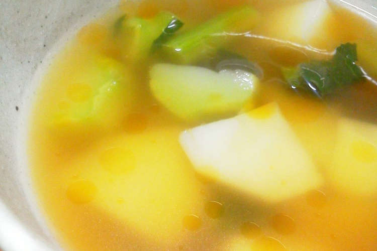 ブロッコリー茎とじゃが芋の中華スープ レシピ 作り方 By みつこ姉 クックパッド