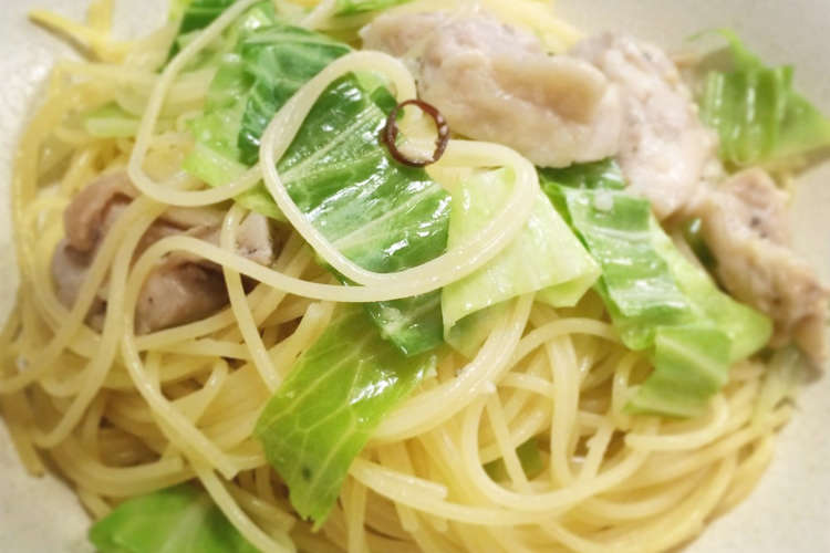 春キャベツとチキンのパスタ 塩麹が決め手 レシピ 作り方 By かもし庵 クックパッド 簡単おいしいみんなのレシピが349万品