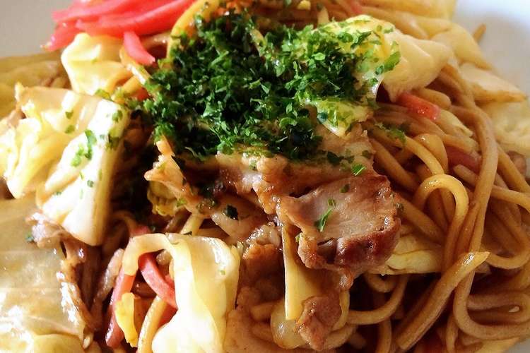 古くさい懐かしのソース焼きそば レシピ 作り方 By 上手にできるかな クックパッド 簡単おいしいみんなのレシピが372万品