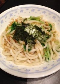 ☆水菜のサラダうどん☆