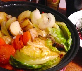 野菜のココナッツオイル蒸し