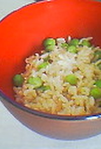 玄米豆ご飯