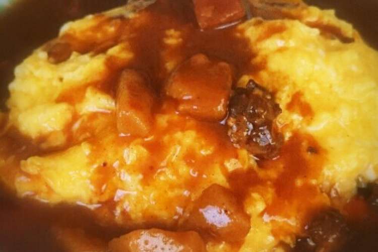 レトルトカレーでふわとろ和風オムライス レシピ 作り方 By すまっしゅ クックパッド 簡単おいしいみんなのレシピが352万品