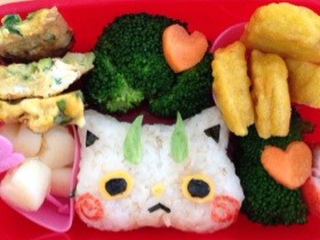 キャラ弁 妖怪ウォッチ コマさん レシピ 作り方 By よっｃ クックパッド