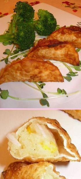 すごくおいしい!ポテトとチーズの揚げ餃子