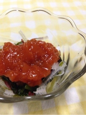 トマトジュレの海藻サラダ♡の画像