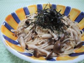 ∽∽レンジでチン♪きのこと明太子の簡単パスタ∽∽