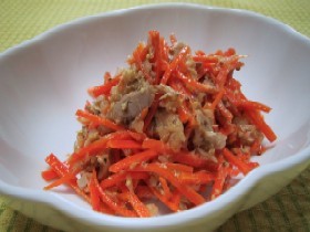 ∽∽レンジでチン♪人参とツナの簡単サラダ∽∽