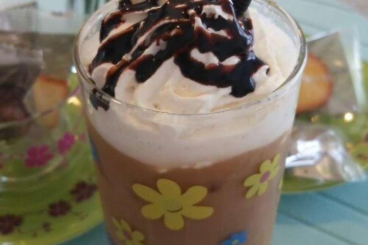 スタバ気分 おやつにアイスカフェモカ レシピ 作り方 By じんママ クックパッド 簡単おいしいみんなのレシピが354万品