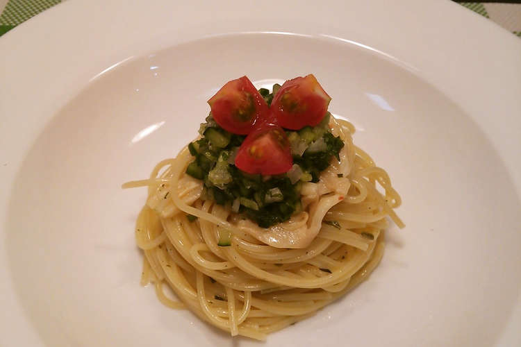 松橋 山形のだしで和風バジル冷製パスタ レシピ 作り方 By よしもと料理男子 クックパッド 簡単おいしいみんなのレシピが359万品