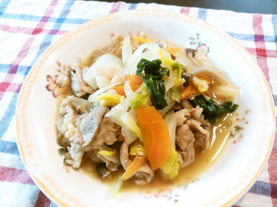 ヘルシー☆白菜と豚肉の中華炒め煮の画像