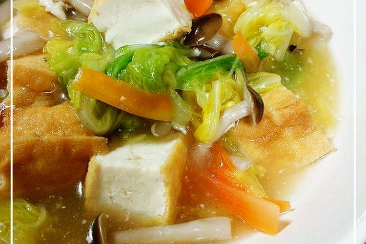 白菜と厚揚げの中華煮 レシピ 作り方 By Rachis クックパッド 簡単おいしいみんなのレシピが352万品