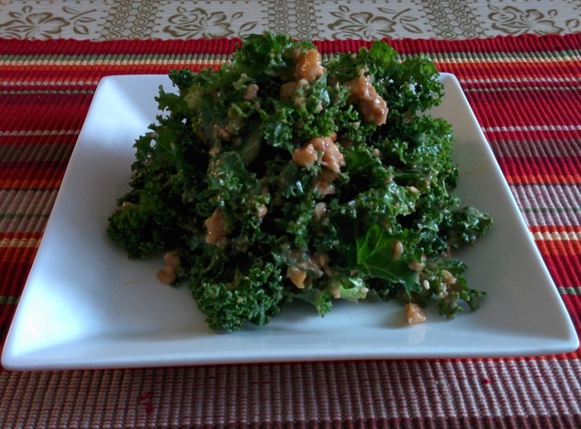 レモンパルメザンケールサラダのレシピ