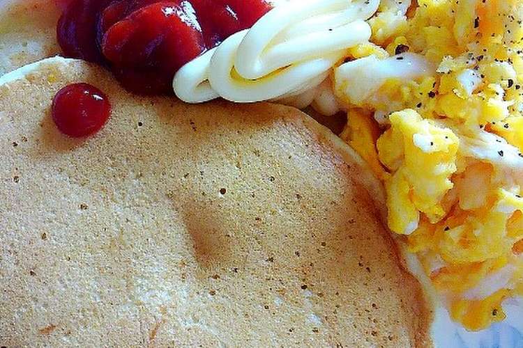 簡単 もちもちパンケーキ レシピ 作り方 By ぷに丸ちゃん クックパッド 簡単おいしいみんなのレシピが362万品