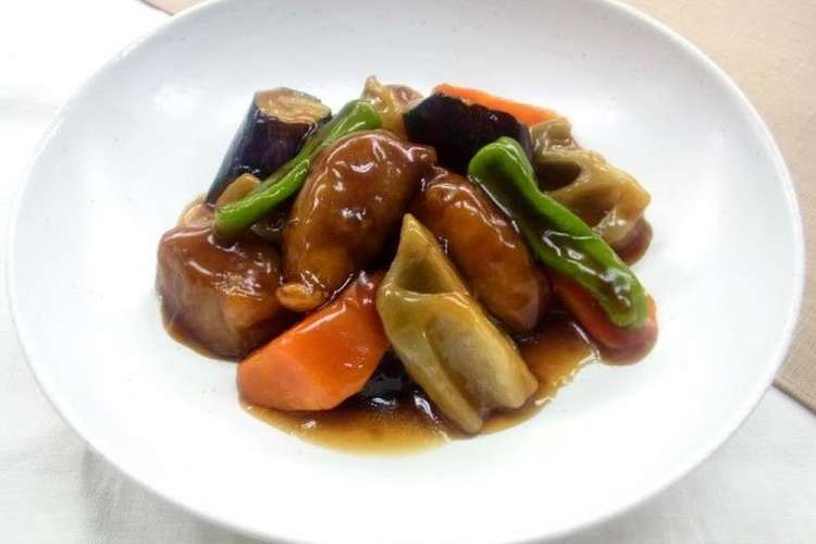 ごろごろ根菜と豚肉の黒酢炒め レシピ 作り方 By おぼんdeごはん クックパッド