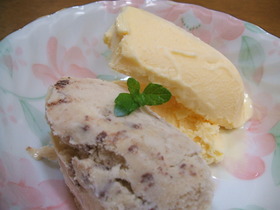 アイスクリームを2種類食べたい!