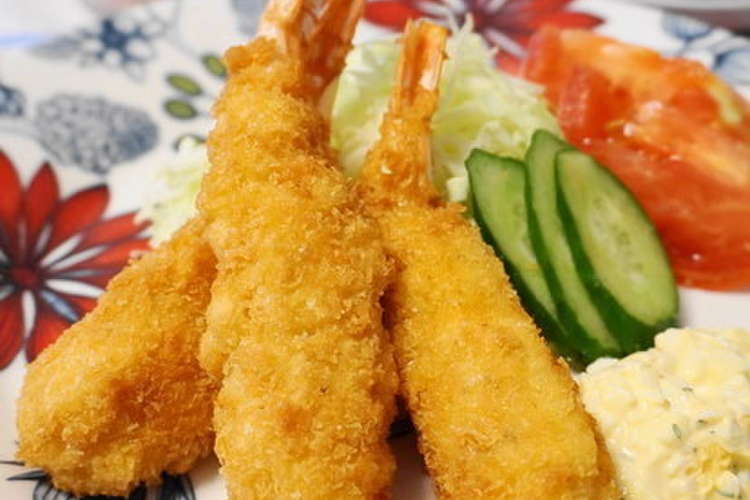 バッター液でサクサク 海老フライ レシピ 作り方 By ゆうゆう0221 クックパッド