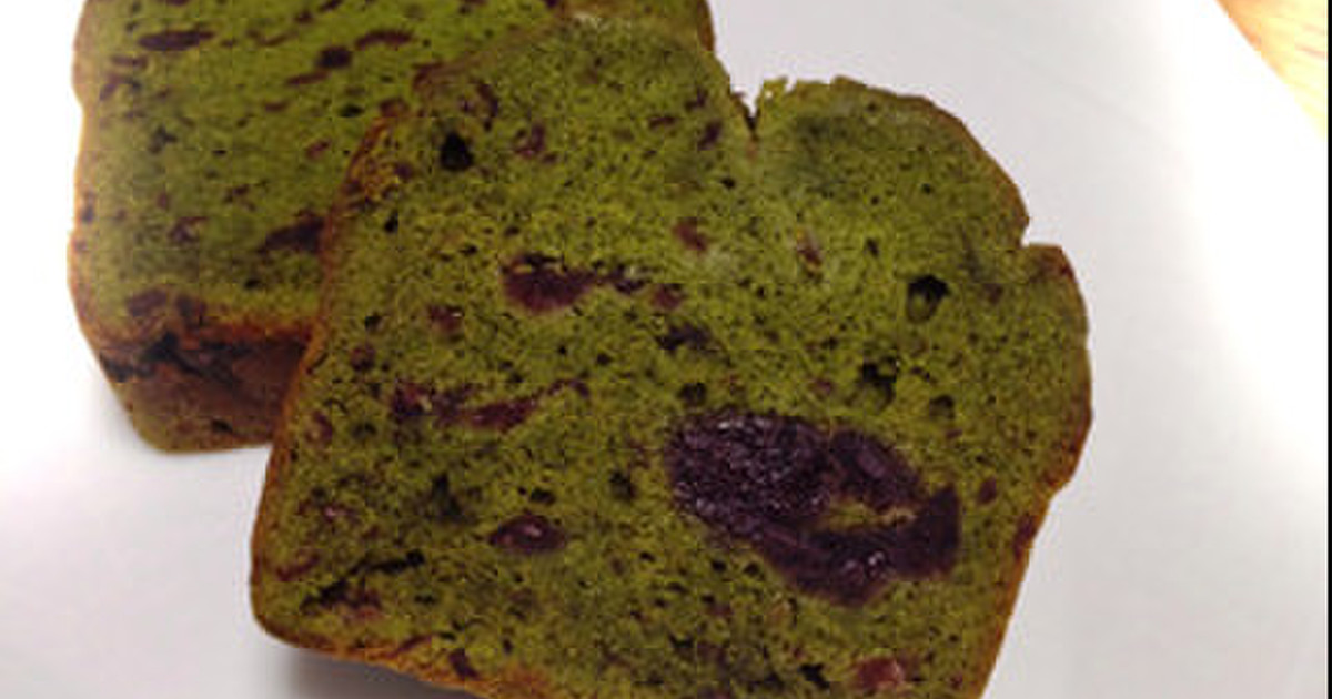 粒あんの濃厚抹茶パウンドケーキ by minachi☆ 【クックパッド】 簡単おいしいみんなのレシピが290万品... 