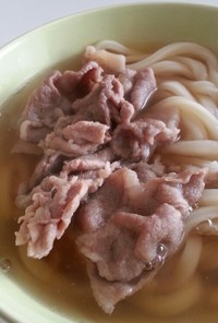 うどん&そばに合う肉の甘辛煮