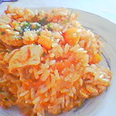 玄米ジャンバラヤの写真