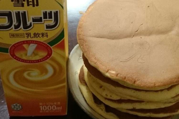 フルーツ牛乳でホットケーキ レシピ 作り方 By あかせんまい クックパッド 簡単おいしいみんなのレシピが360万品