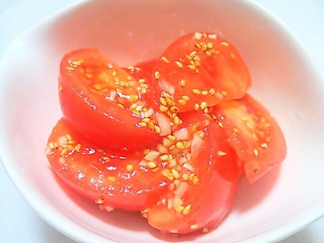 簡単・美味しい(*^^*)トマトのナムルの画像