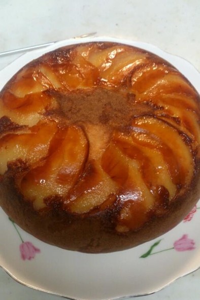 りんご炊飯機ケーキ♥簡単の写真