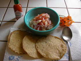 フィッシュセビーチェ(メキシコ風マリネ)