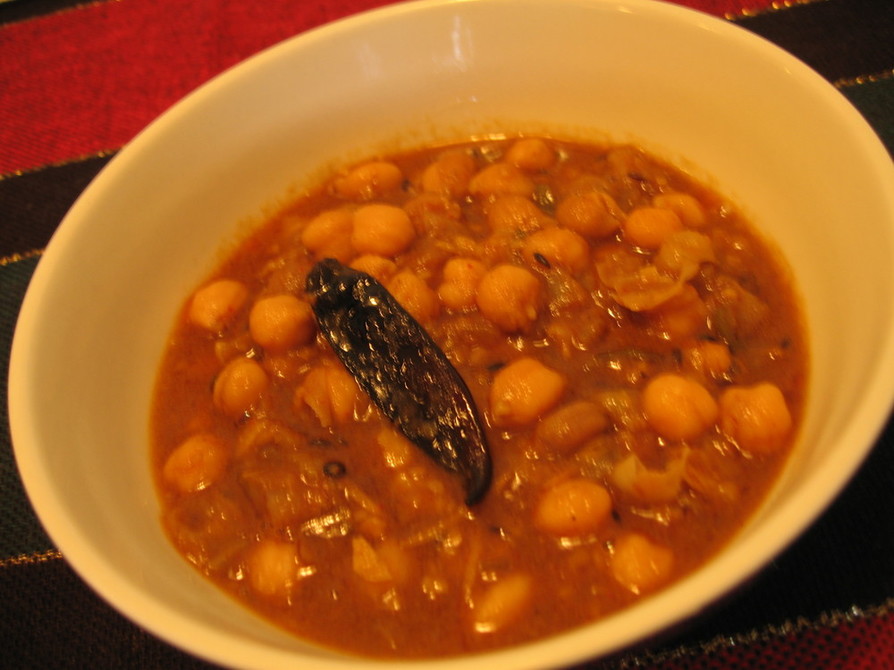 ひよこ豆のインドカレー：チョラCholaの画像