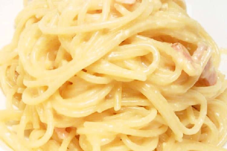 カルボナーラ 子供の土曜ランチ レシピ 作り方 By クックパパパッド クックパッド 簡単おいしいみんなのレシピが358万品