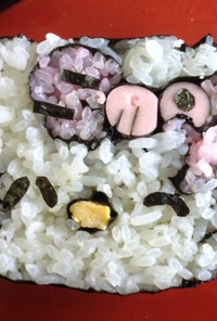 SMAP　ハローのｷﾃｨちゃん飾り巻寿司