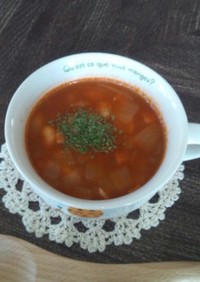 豆と野菜のトマトスープ☆