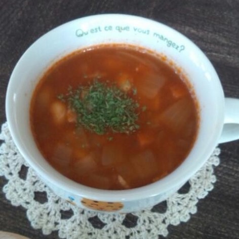豆と野菜のトマトスープ☆