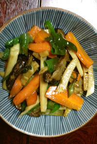 筍とウド入り、春の野菜炒め