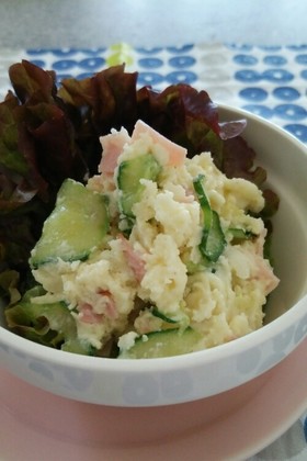 レンジで簡単お弁当にポテトサラダ