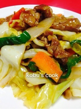 ☆春キャベツで肉野菜炒め(回鍋肉風)☆