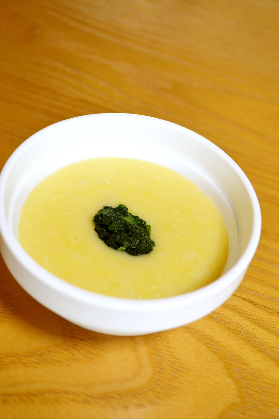 離乳食*中期～『高野豆腐入コーンスープ』の画像