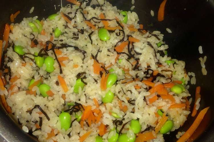 人参ご飯 大好きな給食の味 レシピ 作り方 By Ariiimam クックパッド