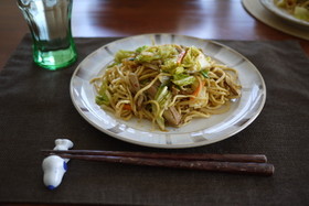 煮豚焼きそば