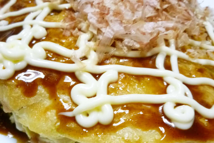 簡単 小麦粉で作るチーズお好み焼き レシピ 作り方 By Ayayagi クックパッド
