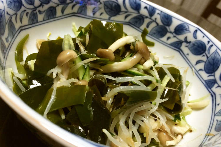 わかめと酒蒸ししめじの酢の物 レシピ 作り方 By サニーパイ クックパッド 簡単おいしいみんなのレシピが363万品